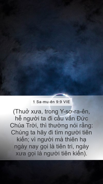 1 Sa-mu-ên 9:9 VIE Bible Verse Image