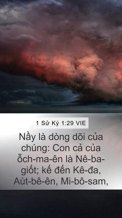 1 Sử Ký 1:29 VIE Bible Verse Image