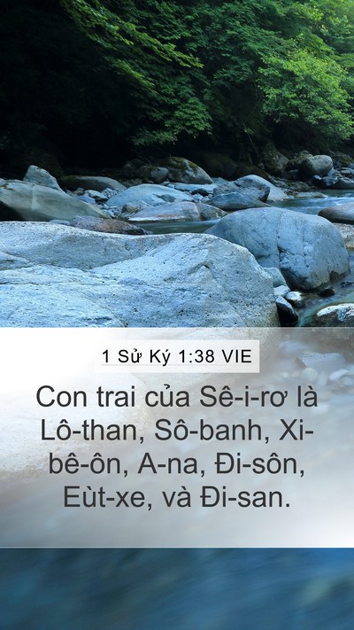 1 Sử Ký 1:38 VIE Bible Verse Image