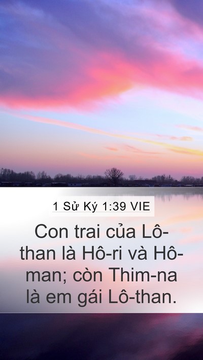 1 Sử Ký 1:39 VIE Bible Verse Image