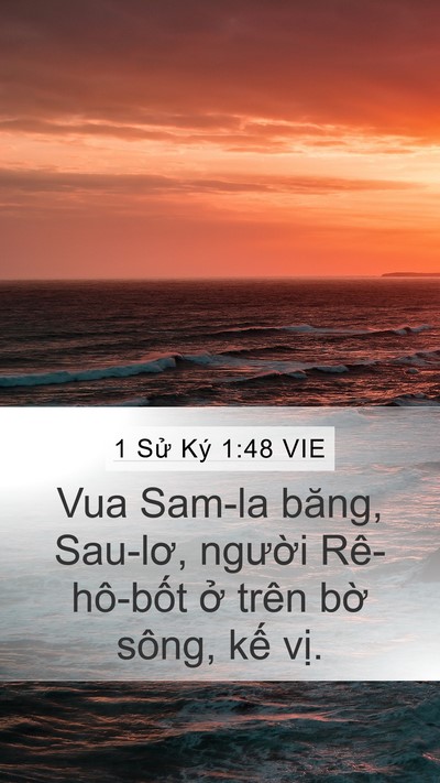 1 Sử Ký 1:48 VIE Bible Verse Image