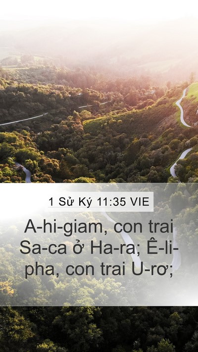 1 Sử Ký 11:35 VIE Bible Verse Image