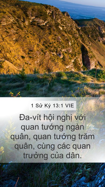1 Sử Ký 13:1 VIE Bible Verse Image