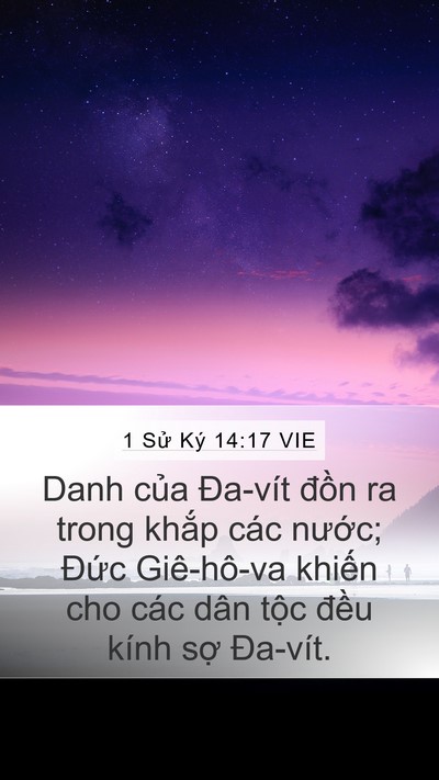 1 Sử Ký 14:17 VIE Bible Verse Image