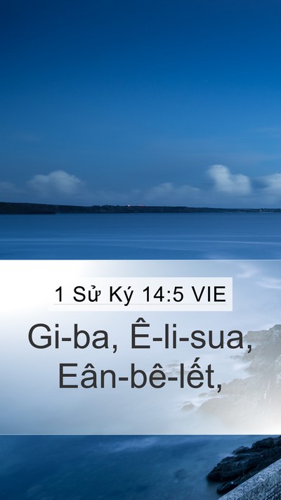 1 Sử Ký 14:5 VIE Bible Verse Image