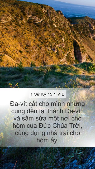 1 Sử Ký 15:1 VIE Bible Verse Image