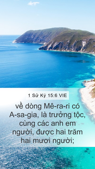 1 Sử Ký 15:6 VIE Bible Verse Image