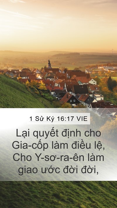 1 Sử Ký 16:17 VIE Bible Verse Image