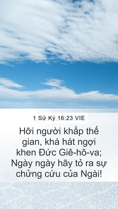 1 Sử Ký 16:23 VIE Bible Verse Image