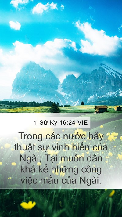 1 Sử Ký 16:24 VIE Bible Verse Image