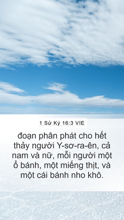 1 Sử Ký 16:3 VIE Bible Verse Image