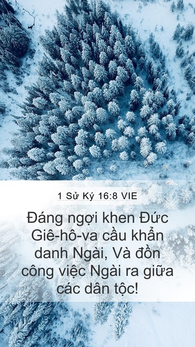 1 Sử Ký 16:8 VIE Bible Verse Image