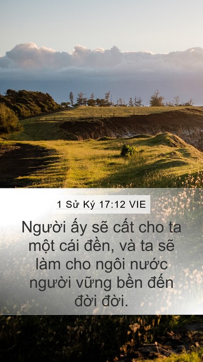 1 Sử Ký 17:12 VIE Bible Verse Image