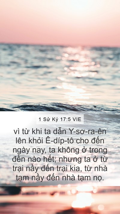 1 Sử Ký 17:5 VIE Bible Verse Image