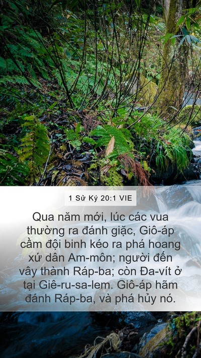 1 Sử Ký 20:1 VIE Bible Verse Image