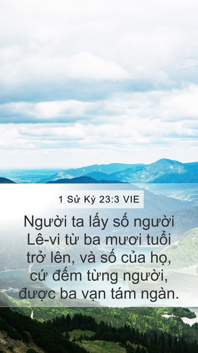 1 Sử Ký 23:3 VIE Bible Verse Image