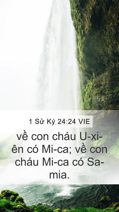 1 Sử Ký 24:24 VIE Bible Verse Image