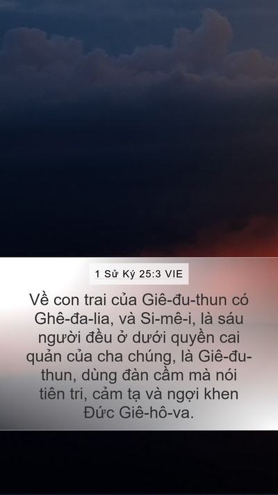 1 Sử Ký 25:3 VIE Bible Verse Image