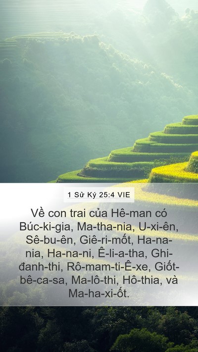 1 Sử Ký 25:4 VIE Bible Verse Image