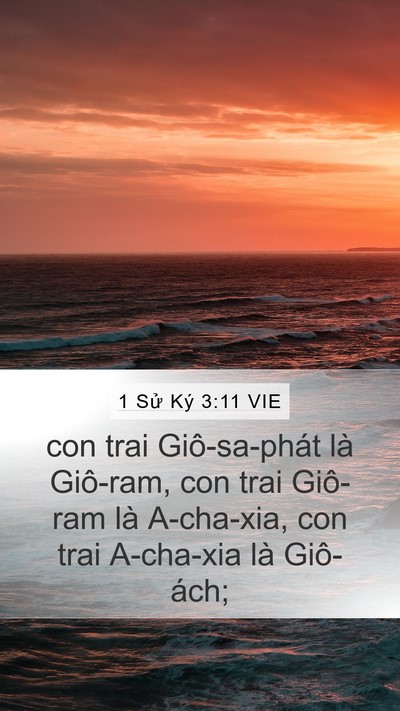 1 Sử Ký 3:11 VIE Bible Verse Image