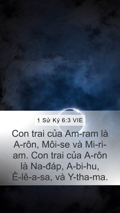 1 Sử Ký 6:3 VIE Bible Verse Image