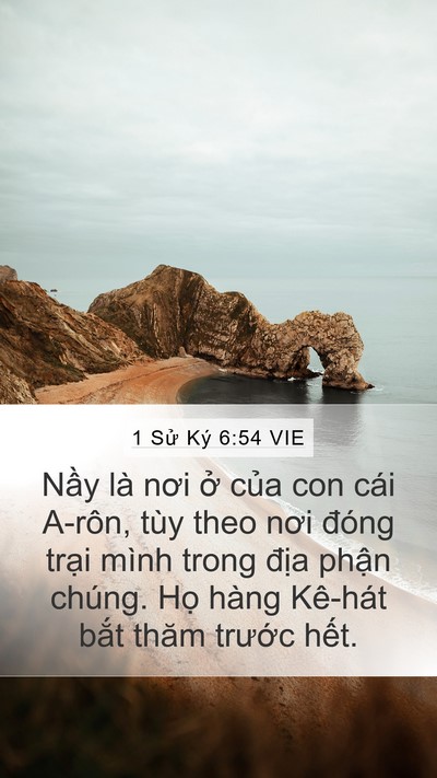 1 Sử Ký 6:54 VIE Bible Verse Image