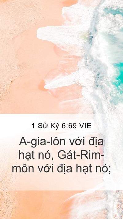 1 Sử Ký 6:69 VIE Bible Verse Image