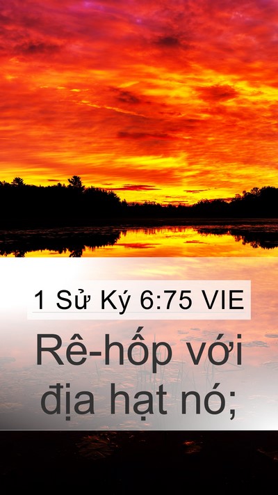 1 Sử Ký 6:75 VIE Bible Verse Image