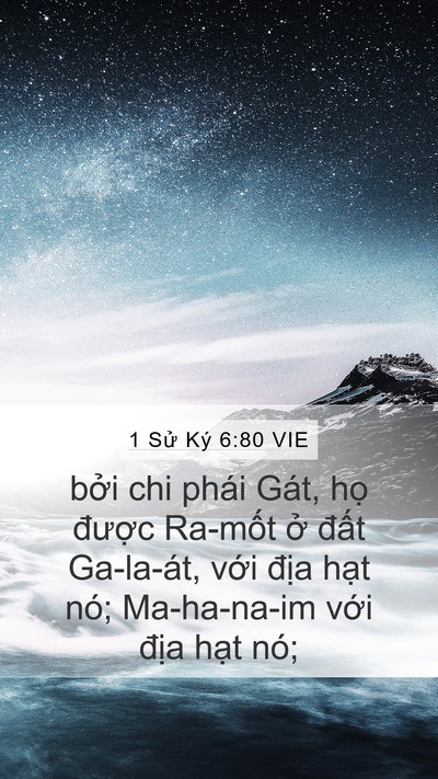 1 Sử Ký 6:80 VIE Bible Verse Image