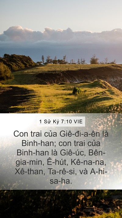 1 Sử Ký 7:10 VIE Bible Verse Image