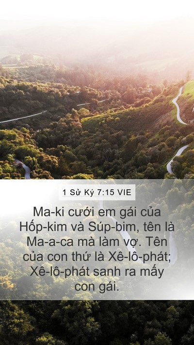 1 Sử Ký 7:15 VIE Bible Verse Image