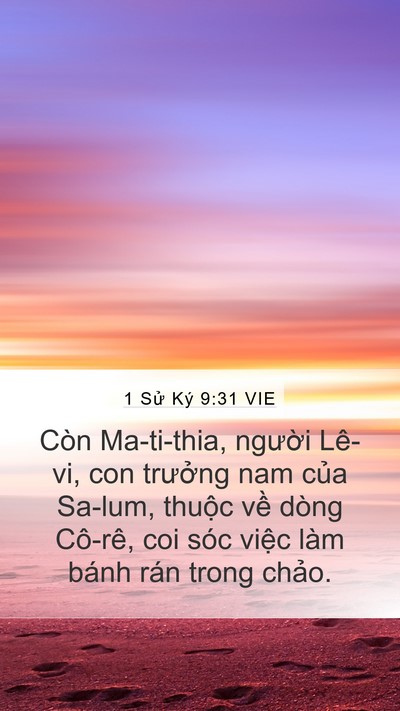 1 Sử Ký 9:31 VIE Bible Verse Image