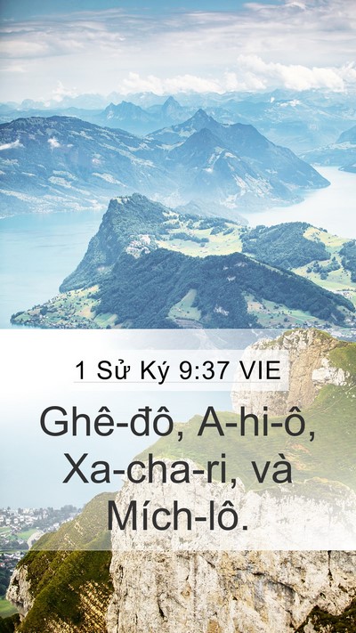 1 Sử Ký 9:37 VIE Bible Verse Image