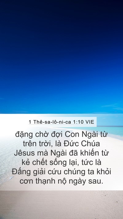 1 Thê-sa-lô-ni-ca 1:10 VIE Bible Verse Image