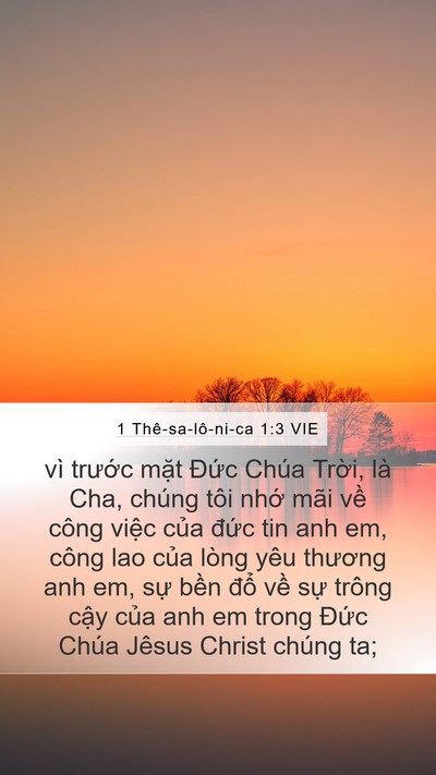 1 Thê-sa-lô-ni-ca 1:3 VIE Bible Verse Image