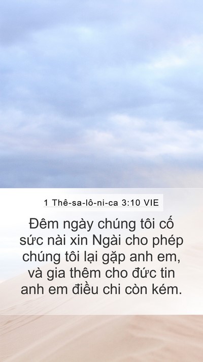 1 Thê-sa-lô-ni-ca 3:10 VIE Bible Verse Image