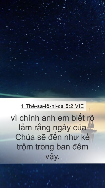 1 Thê-sa-lô-ni-ca 5:2 VIE Bible Verse Image