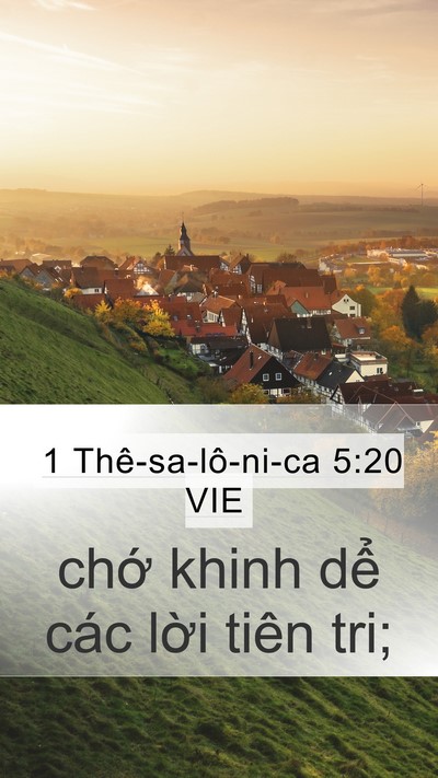 1 Thê-sa-lô-ni-ca 5:20 VIE Bible Verse Image
