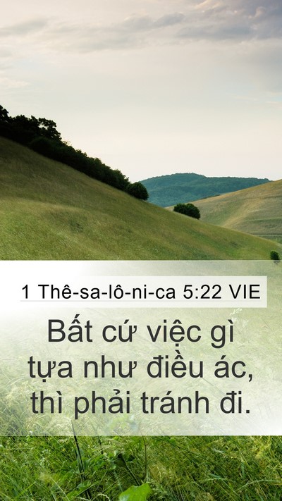 1 Thê-sa-lô-ni-ca 5:22 VIE Bible Verse Image