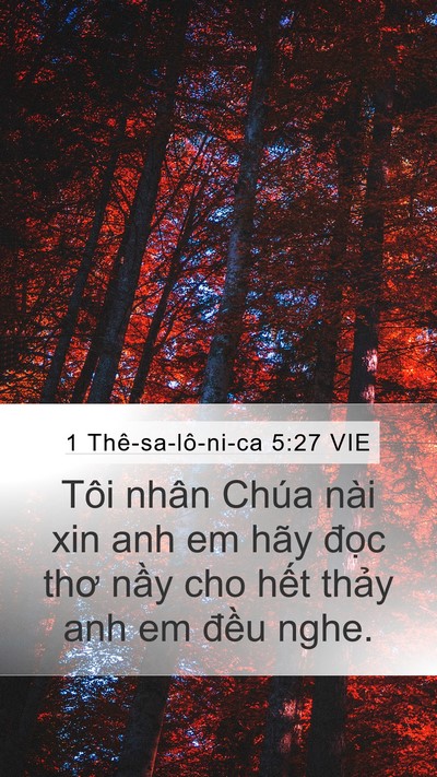 1 Thê-sa-lô-ni-ca 5:27 VIE Bible Verse Image