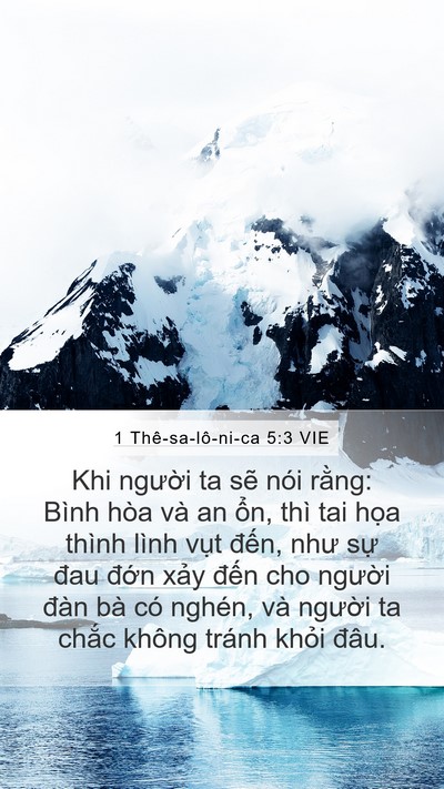 1 Thê-sa-lô-ni-ca 5:3 VIE Bible Verse Image