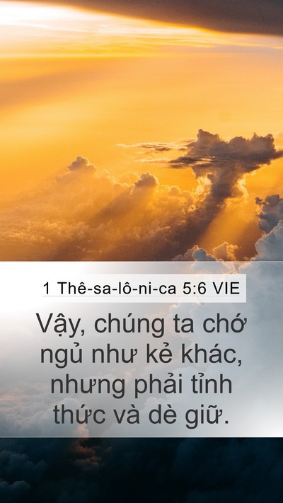 1 Thê-sa-lô-ni-ca 5:6 VIE Bible Verse Image