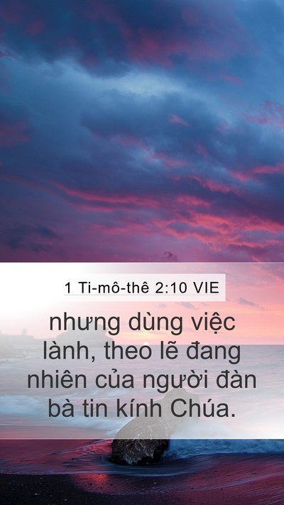 1 Ti-mô-thê 2:10 VIE Bible Verse Image