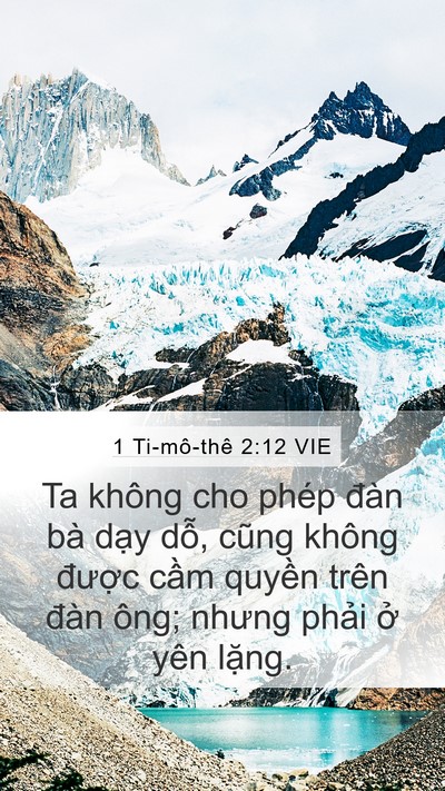 1 Ti-mô-thê 2:12 VIE Bible Verse Image
