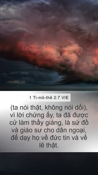 1 Ti-mô-thê 2:7 VIE Bible Verse Image