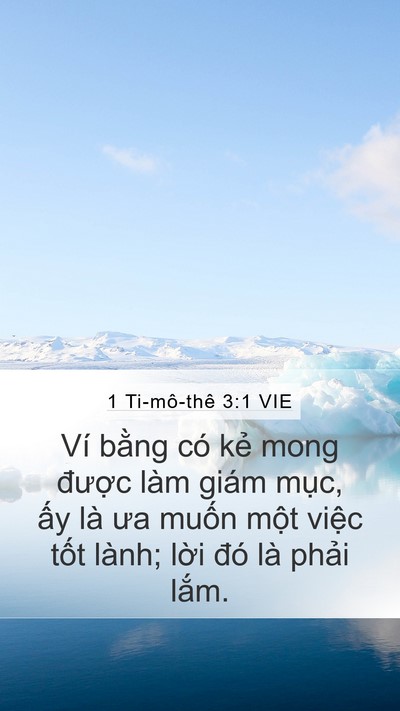 1 Ti-mô-thê 3:1 VIE Bible Verse Image