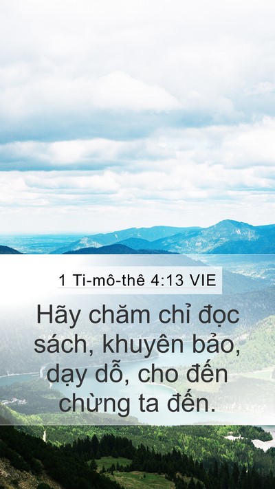 1 Ti-mô-thê 4:13 VIE Bible Verse Image