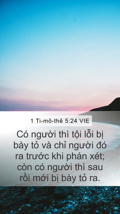 1 Ti-mô-thê 5:24 VIE Bible Verse Image