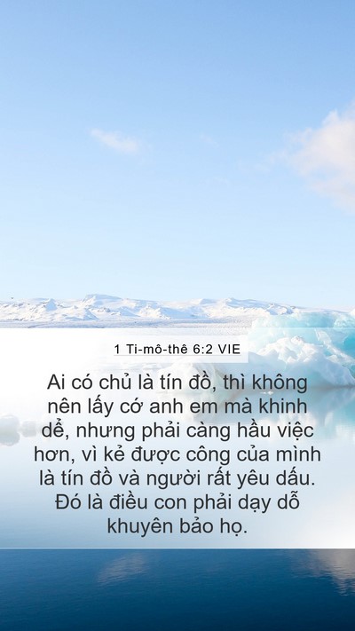 1 Ti-mô-thê 6:2 VIE Bible Verse Image