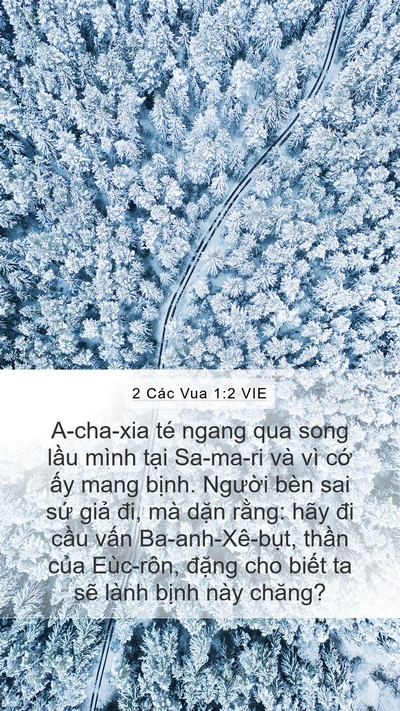2 Các Vua 1:2 VIE Bible Verse Image